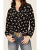 Image #2 - RRR Women's Bucking Horse Print Long Sleeve Snap Western Shirt, Black, hi-res