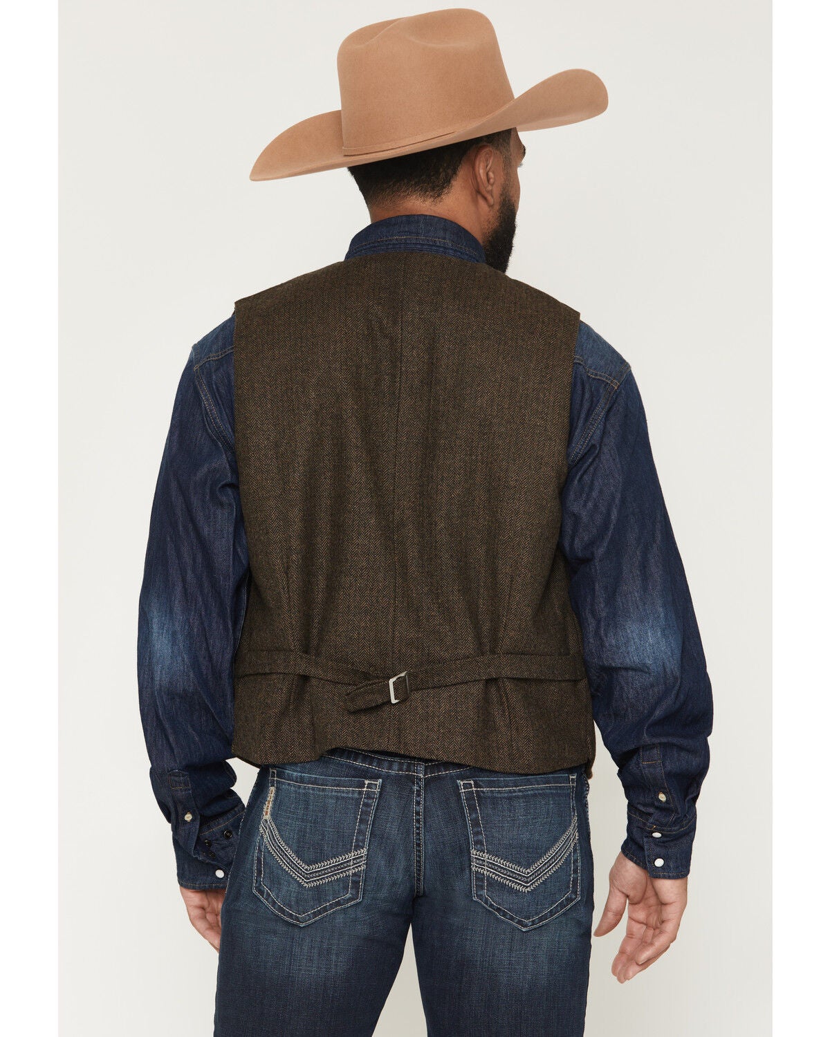 Image #4 - Outback Trading Co Men's Jessie Vest, Dark Brown, hi-res