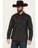 Image #1 - Moonshine Spirit Men's Good Vibes Floral Long Sleeve Snap Western Shirt, , hi-res