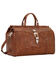 Image #4 - American West Antique Tan Leather Duffel Bag, Antique Tan, hi-res