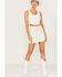 Wonderwest Women's Soutache Bustier , White, hi-res