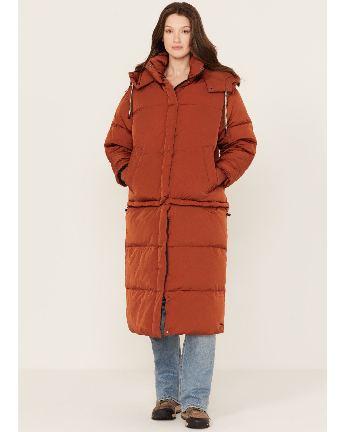 Rino & Pelle Women's Padded Coat, Rust Copper, hi-res