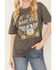 Image #3 - Bohemian Cowgirl Women's Nashville Guitar and Roses Short Sleeve Graphic Tee, , hi-res