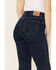 Levi's Women's 725 Lapis Dark Horse Bootcut Jeans, Blue, hi-res