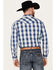 Image #4 - Cody James Men's Barrel Plaid Print Long Sleeve Snap Western Shirt, , hi-res