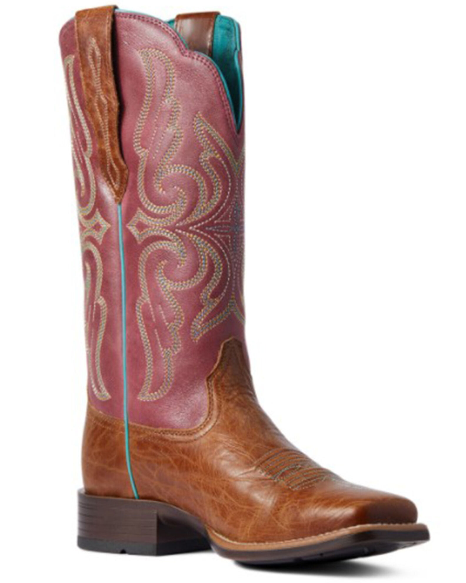 Ariat Women s StretchFit Western Performance Boots Broad Square Toe