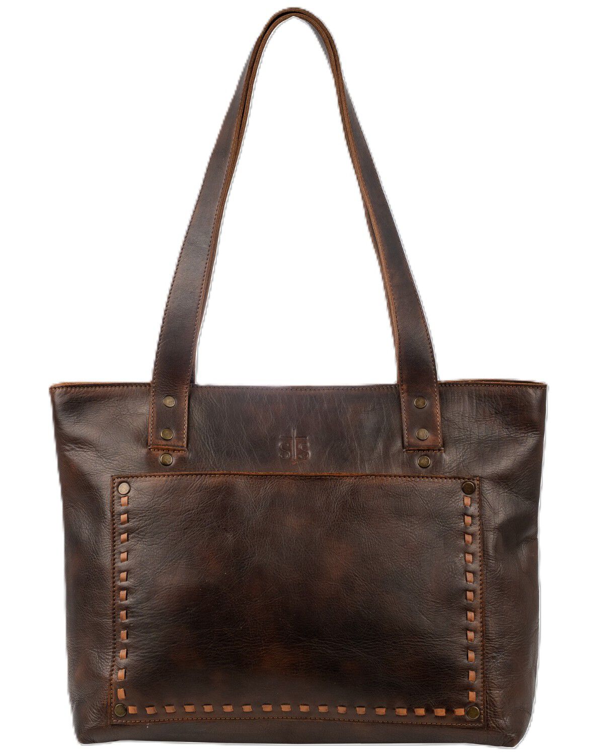 Image #5 - STS Ranchwear by Carroll Women's Bandera Simple Tote, Chocolate, hi-res