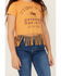 Image #3 - Shyanne Girls' It's About To Get Western Fringe Short Sleeve Graphic Tee, Gold, hi-res