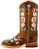 Macie Bean Youth Girls' Honey Bunch Cowgirl Boots - Square Toe, Tan, hi-res