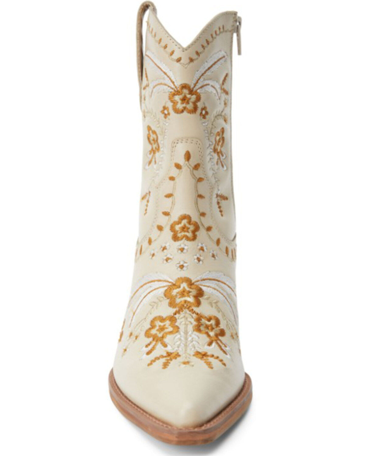 Image #4 - Matisse Women's Amber Western Booties - Round Toe, Ivory, hi-res