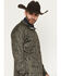 Image #2 - Ariat Men's Caldwell Camo Print 1/4 Zip Pullover Sweater, Green, hi-res