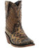 Caborca Silver by Liberty Black Women's Leopard Print Studded Short Western Boots - Pointed Toe, Brown, hi-res