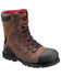 Image #1 - Avenger Men's 8" Waterproof Work Boots - Composite Toe, Brown, hi-res