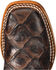 Horse Power Boys' Brown Filet Of Fish Print Boots - Square Toe, Brown, hi-res