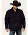 Image #1 - Outback Trading Co Men's Solid Harrison Snap-Front Jacket, Navy, hi-res