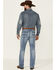 Image #3 - Cody James Men's Buckskin Wash Jackson Slim Straight Stretch Denim Jeans - Tall, Blue, hi-res