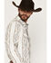 Image #2 - Cody James Men's Cowboy Boogie Southwestern Stripe Print Long Sleeve Snap Western Shirt, Ivory, hi-res