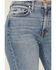 Image #2 - 7 For All Mankind Women's Medium Wash Logan Stovepipe High Rise Crystal Cropped Stretch Straight Jeans, Medium Wash, hi-res
