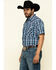 Image #3 - Cowboy Hardware Men's Heeler Plaid Short Sleeve Western Shirt, , hi-res