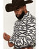 Image #2 - Cody James Men's Tiki Room Southwestern Print Long Sleeve Button-Down Stretch Western Shirt, Blue, hi-res