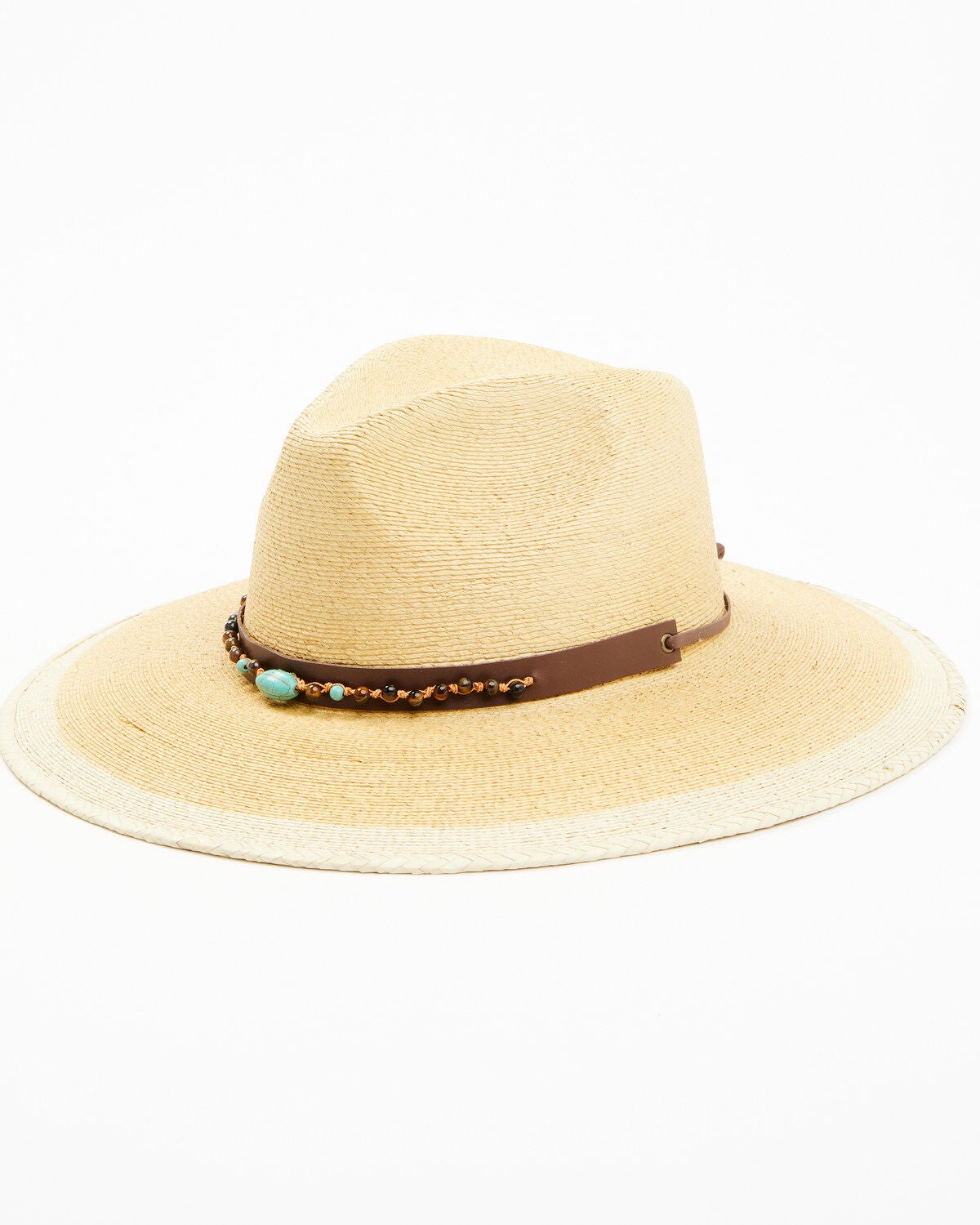 Peter Grimm Ltd Natural Banks Straw Western Fashion Hat, Natural, hi-res
