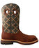 Twisted X Men's CellStretch Western Work Boots - Composite Toe, Brown, hi-res
