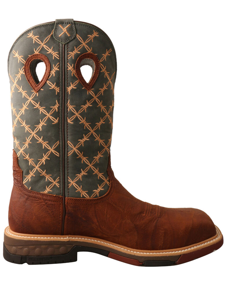 Twisted X Men's CellStretch Western Work Boots Square Toe Boot Barn