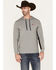 Image #1 - Kimes Ranch Men's Ninja Hood Tech Logo Long Sleeve T-Shirt, Heather Grey, hi-res