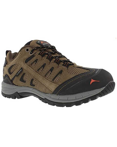Pacific Mountain Men's Sanford Waterproof Hiking Boots - Soft Toe, Orange, hi-res