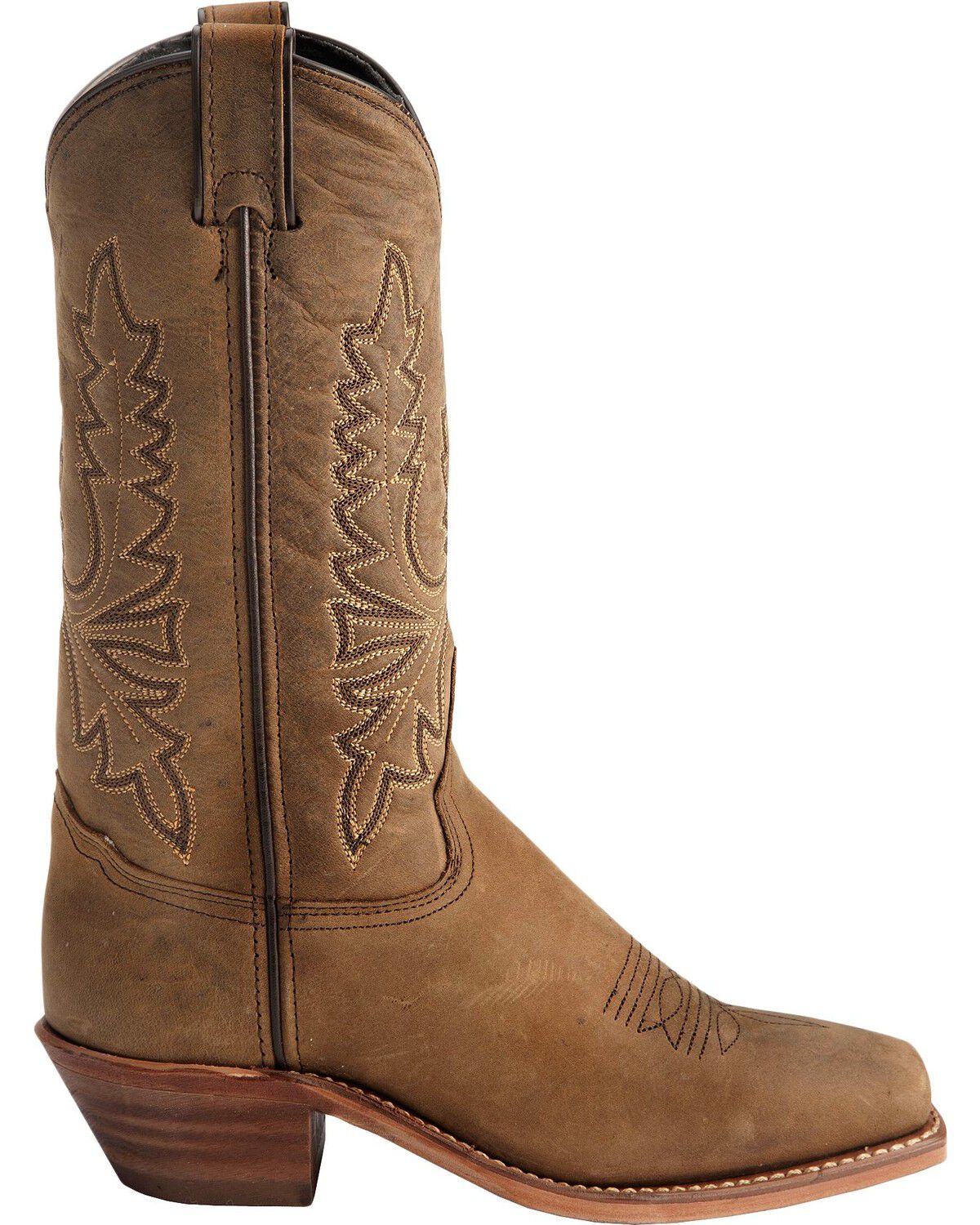 Image #2 - Abilene Women's Western Boots - Square Toe, Olive, hi-res