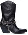 Image #2 - Golo Women's Mesa Western Boots - Pointed Toe, Black, hi-res