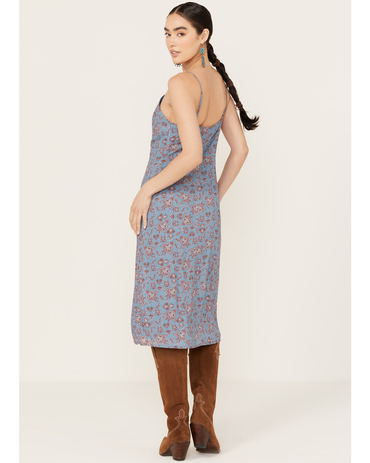 Image #4 - Beyond The Radar Women's Paisley Print Mini Dress, , hi-res