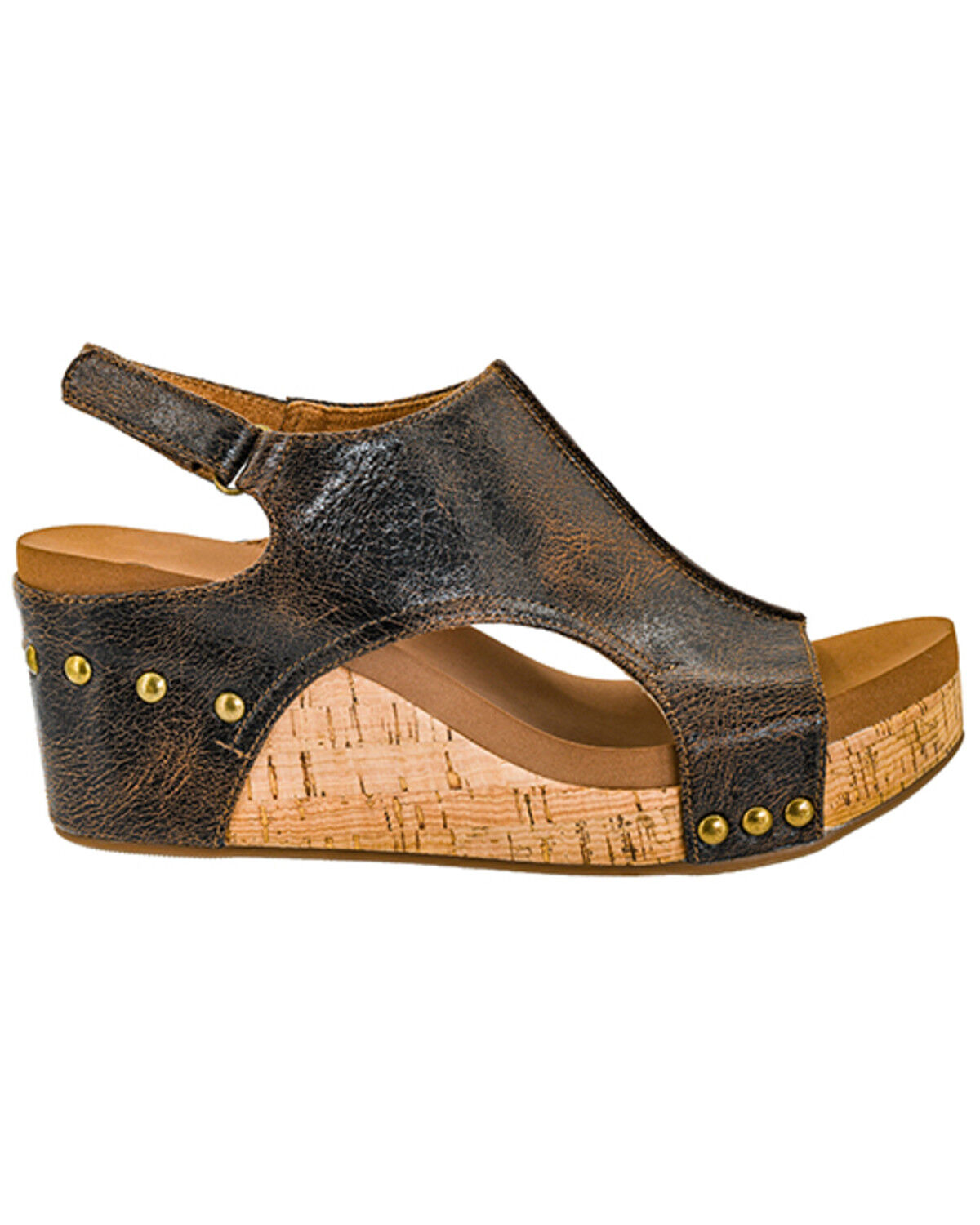 Image #2 - Corkys Women's Carley Sandals, Brown, hi-res