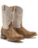 Image #1 - Tin Haul Men's Power Surge Western Boots - Broad Square Toe, Brown, hi-res