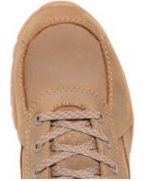 Carolina Men's Waterproof Force Lace-Up Oxford Work Shoes - Composite Toe, Brown, hi-res