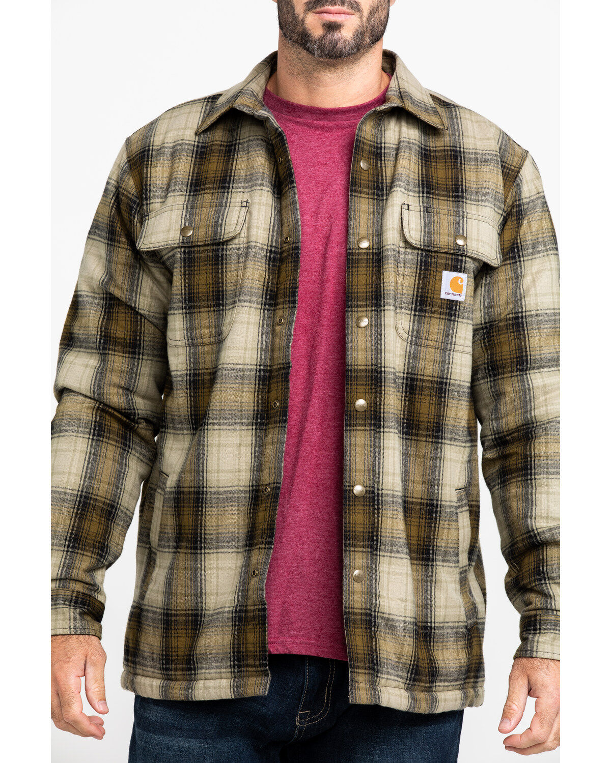 carhartt hubbard sherpa shirt jacket