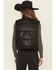 Image #4 - Ariat Women's Echo Faux Leather Reversible Puffer Vest, Black, hi-res