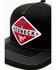 Image #2 - Cowboy Hardware Men's Redneck Ball Cap, Black, hi-res