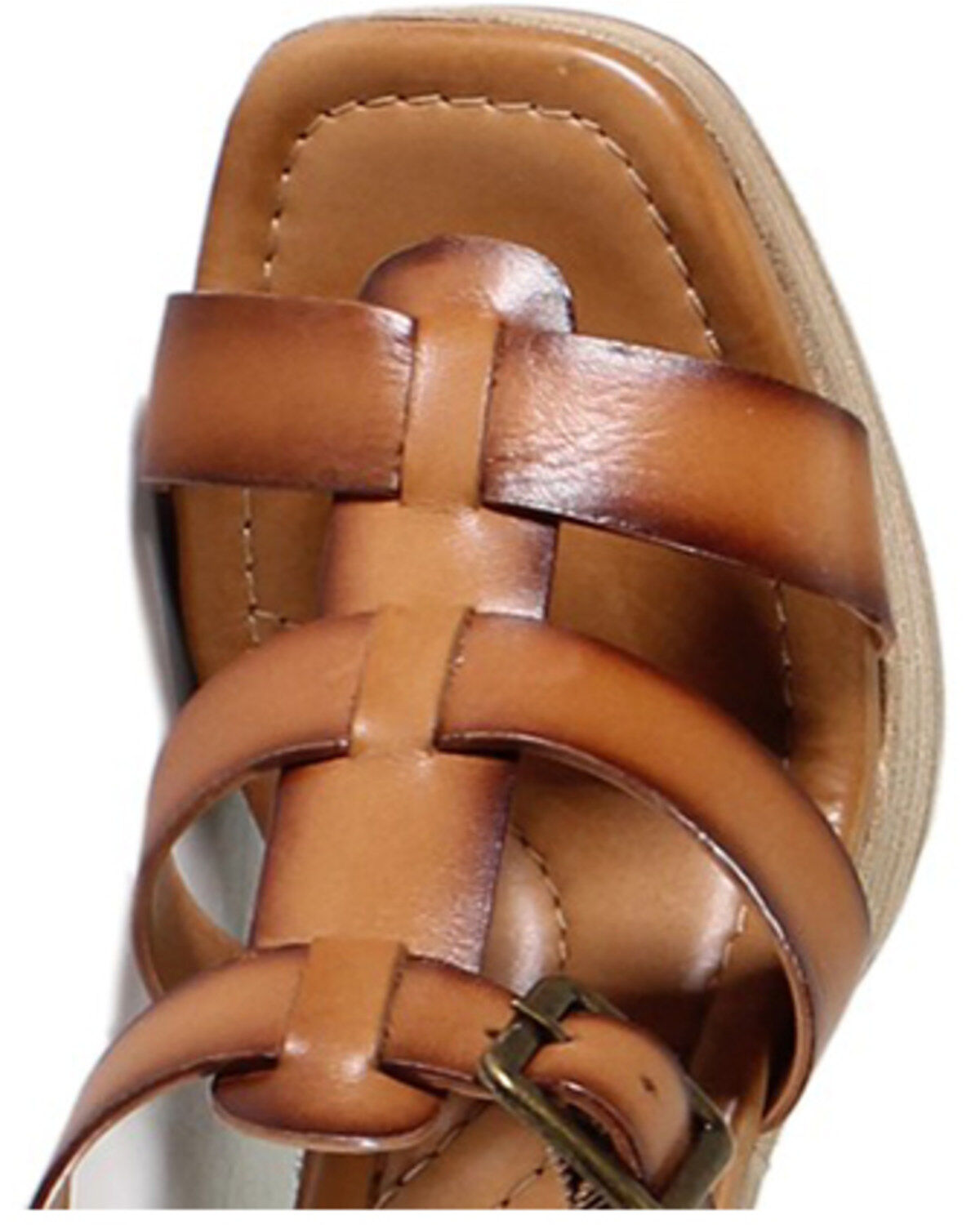Image #6 - Diba True Women's Angel Food Platform Heel Sandals, Cognac, hi-res