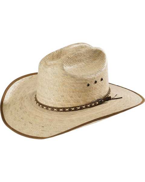 Resistol Kids' Brush Hog Jr. Straw Cowboy Hat, Tan, hi-res