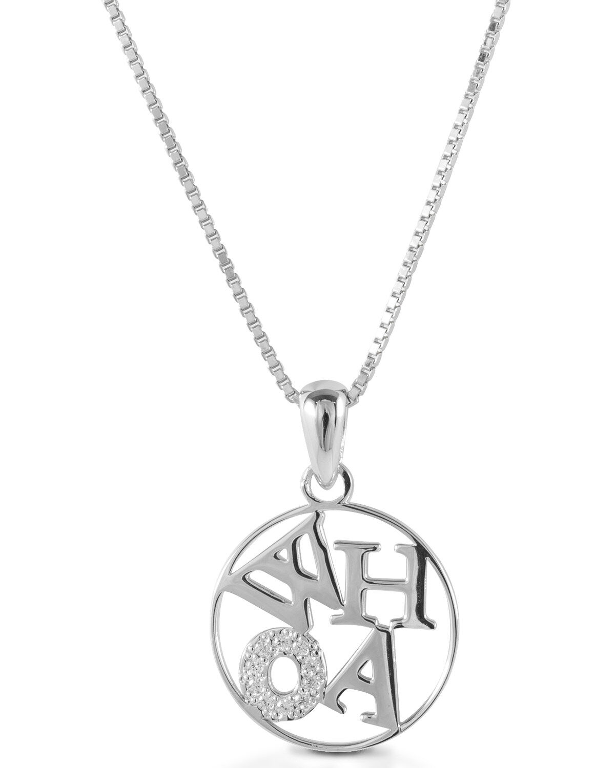 Image #1 - Kelly Herd Women's Whoa Pendant Necklace, Silver, hi-res