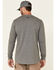 Image #4 - Hawx Men's Charcoal Original Logo Crew Long Sleeve Work T-Shirt, , hi-res