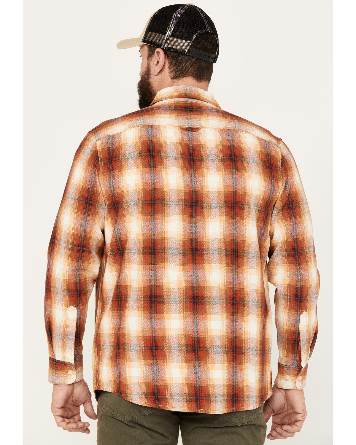 Product Name:  Pendleton Men's Beach Shack Plaid Print Long Sleeve Button-Down Western Shirt