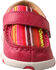 Image #4 - Twisted X Infant Girls' Pink Serape Canvas Driving Moc Shoes , , hi-res