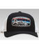 Image #2 - RopeSmart Men's Black & White Serape Embroidered Logo Patch Mesh-Back Ball Cap, Black, hi-res