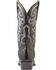 Image #7 - El Dorado Men's Handmade Ostrich Leg Western Boots - Round Toe, Black, hi-res