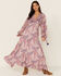 Free People Women's Multicolored Mirage Maxi Dress, Purple, hi-res