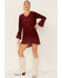 Johnny Was Women's Garnet Rhine Long Sleeve Tunic Dress, Red, hi-res