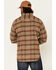 Image #4 - Pendleton Men's Tan Burnside Plaid Long Sleeve Western Flannel Shirt, Tan, hi-res