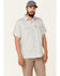 Image #1 - Hooey Men's Solid Habitat Sol Short Sleeve Snap Western Shirt, , hi-res